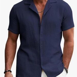 Navy Blue Men's Shirt